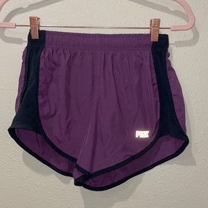 Athletic shorts from pink